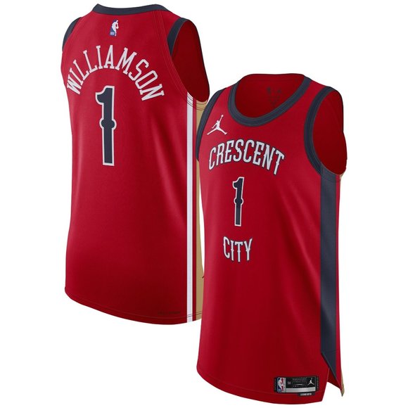 Zion Williamson New Orleans Pelicans Jordan Brand Authentic Jersey - Association - Picture 8 of 8